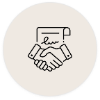 Icon chốt báo giá, ký hợp đồng