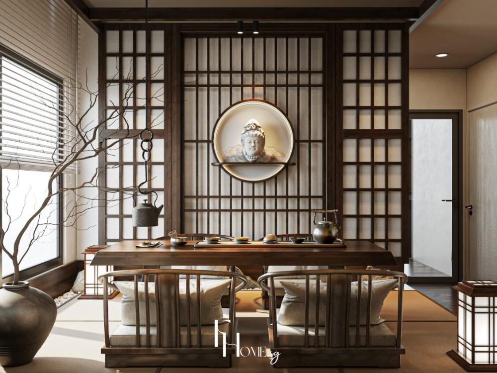 bàn uống trà 2 - zen - Vinhomes Grand Park