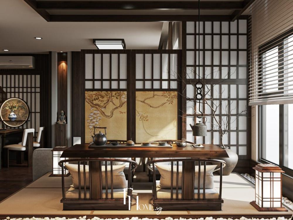 bàn uống trà - zen - Vinhomes Grand Park