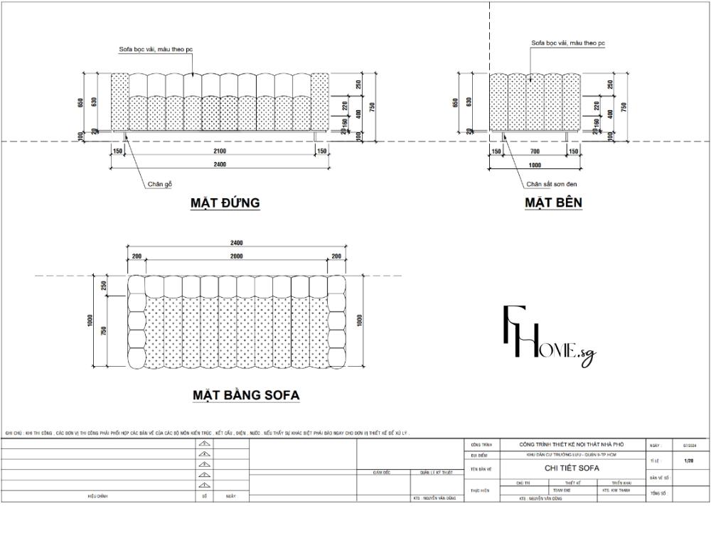 Bản vẽ kỹ thuật nhà phố