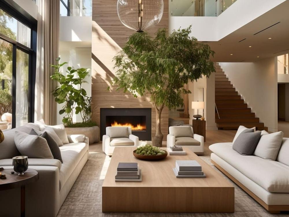 Biệt thự hiện đại với thiết kế tối giản, không gian mở, ánh sáng tự nhiên và vật liệu công nghệ cao, mang đến sự tiện nghi và sang trọng