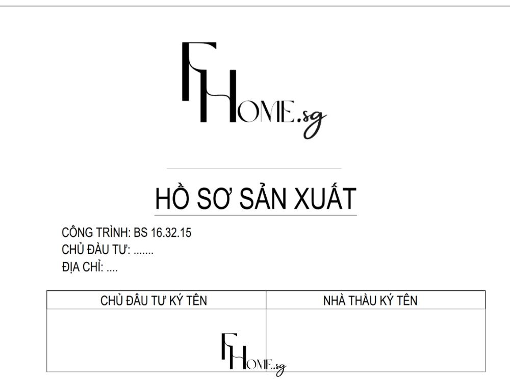 Đội ngũ FHome.sg tiến hành khâu chốt báo giá, ký hợp đồng