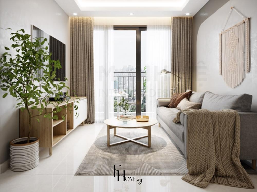 Căn Hộ Chung Cư Mini Xanh Bố Trí Cây Cảnh Hợp Lí Thiết Kế Hiện Đại