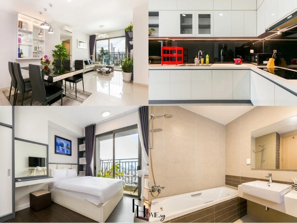 Căn hộ 3 phòng ngủ cho thuê