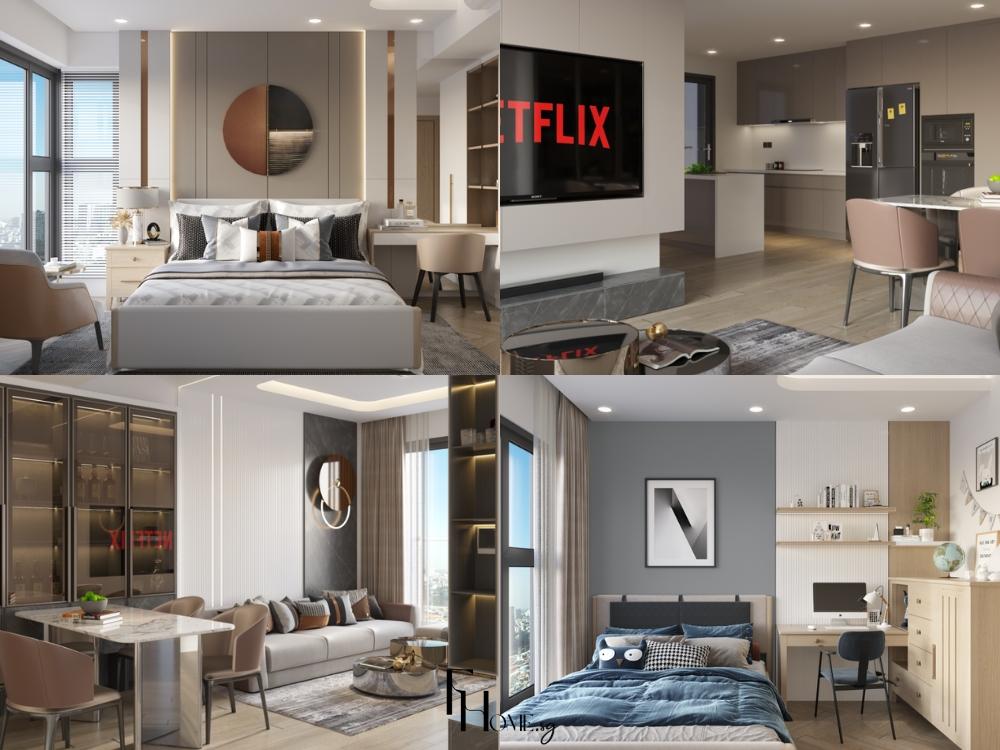 Căn hộ 3 phòng ngủ gia đình nhiều thế hệ