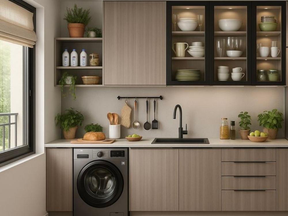 Với không gian nhỏ, tủ bếp chữ I là giải pháp tối ưu