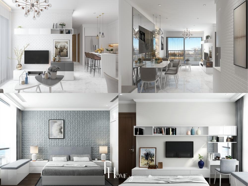 Chung cư 3 phòng ngủ cho cặp vợ chồng trẻ