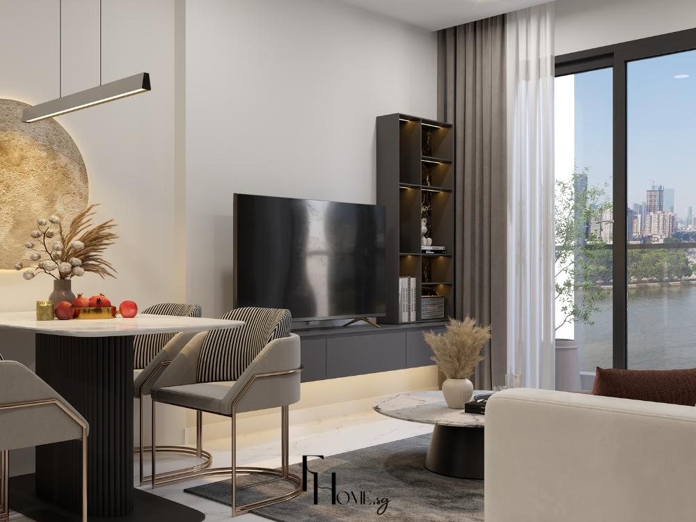 Đơn vị thiết kế và thi công sẽ mang lại không gian sống hiện đại, tinh tế và thẩm mỹ