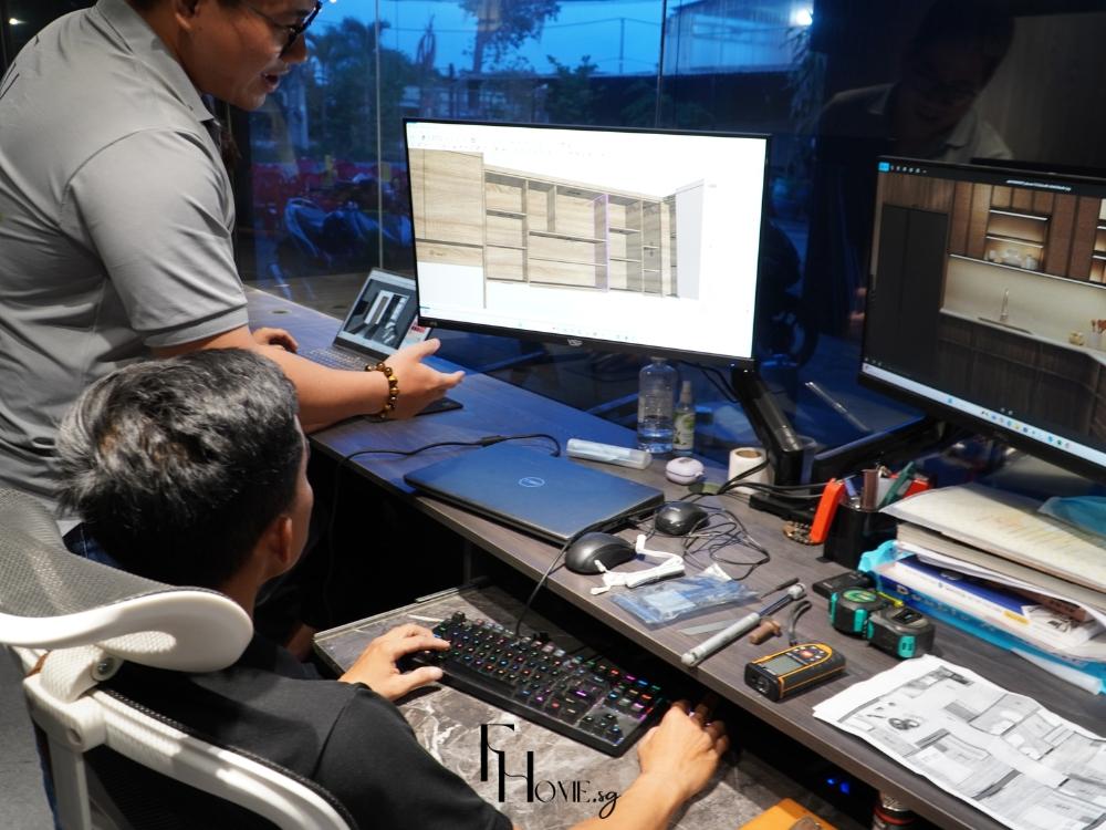 FHome.sg – Đơn vị thiết kế nội thất chung cư phong cách Wabi Sabi uy tín TPHCM Với đội ngũ thiết kế 3D chuyên nghiệp