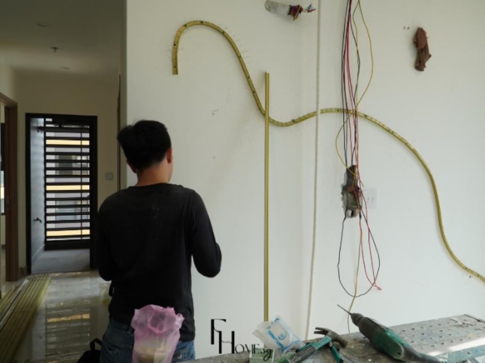 FHome.sg đơn vị thiết kế nội thất phòng khách chung cư với quy trình bài bản