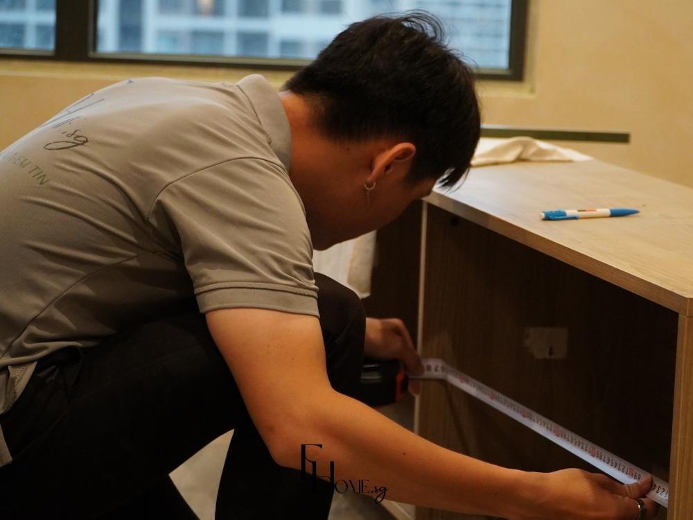 Quy trình toàn diện và chuyên nghiệp của FHome.sg từ tư vấn, thiết kế đến thi công và sản xuất nội thất tại xưởng riêng.