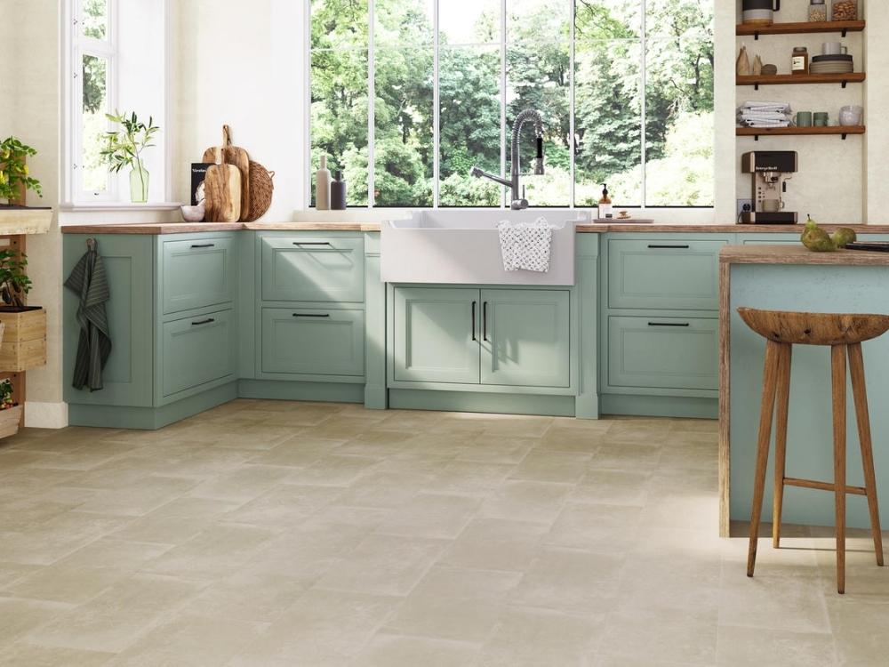 Không gian nội thất phong cách đồng quê với gỗ tự nhiên, họa tiết hoa lá và ánh sáng ấm áp