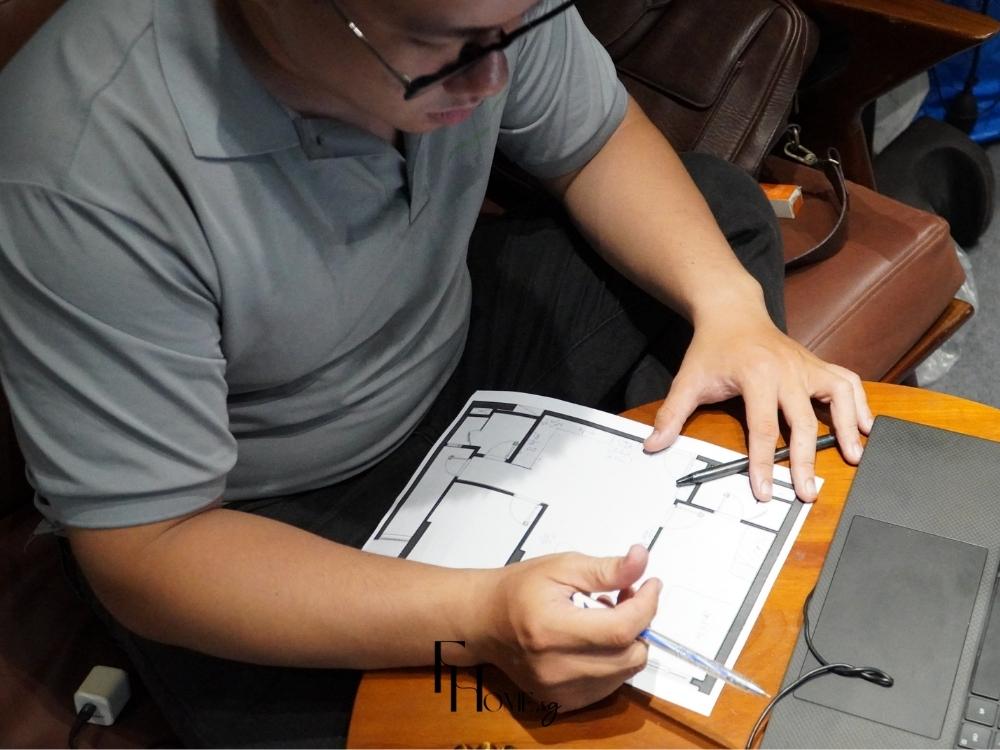 Kiến trúc sư FHome.sg tập trung thiết kế bản vẽ nội thất phong cách Nhật Bản