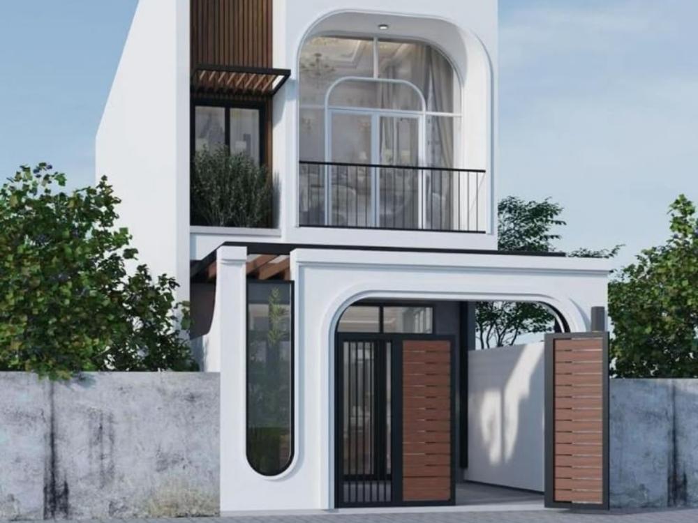 Mẫu Nhà Phố 2 Tầng Đẹp Diện Tích 5x15m