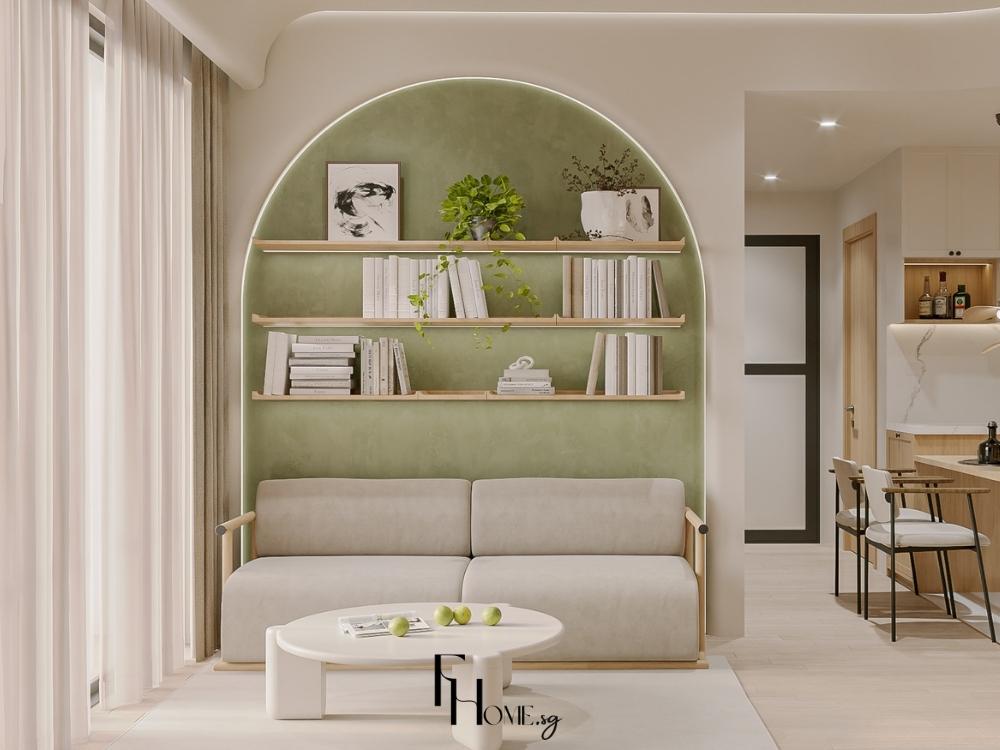 Màu sắc và phụ kiện nội thất được lựa chọn theo bản mệnh gia chủ, giúp cân bằng ngũ hành và thu hút vận khí tốt