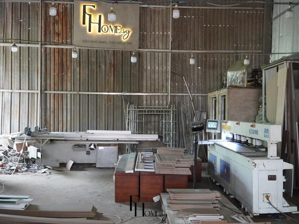 Nhờ hệ thống sản xuất đồng bộ và vật liệu đạt chuẩn, FHome.sg đảm bảo tiến độ nhanh chóng, hạn chế sai sót