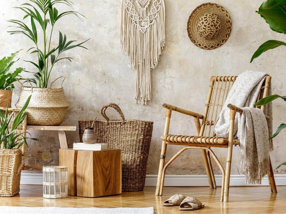 Nội thất Eco kết hợp gỗ, tre, vật liệu bền vững và thiết kế tối giản, vừa xanh, vừa tiện nghi nhưng chi phí ban đầu cao