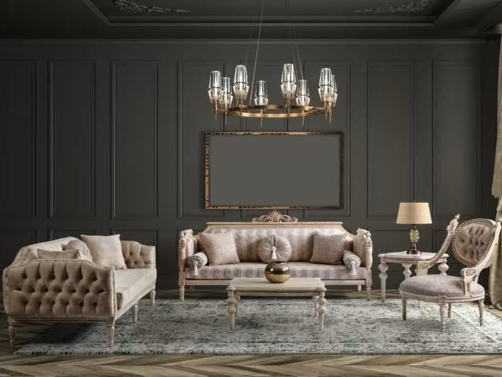 Nội thất phong cách Renaissance với tỷ lệ hoàn hảo và họa tiết Hy Lạp – La Mã, tạo không gian sang trọng và vượt thời gian