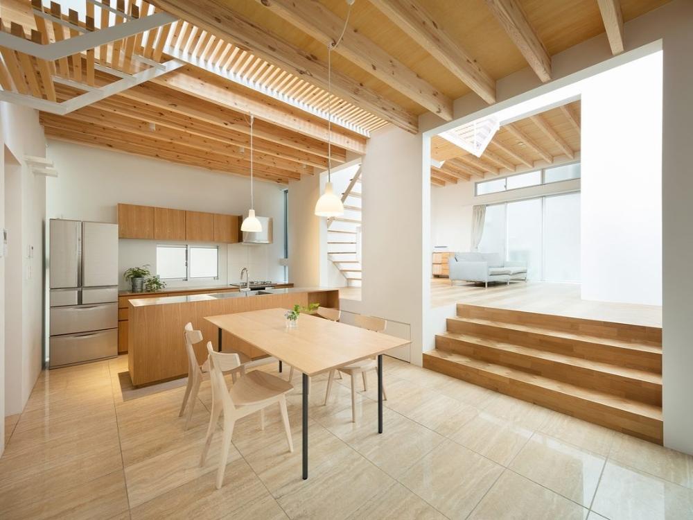 Phòng bếp nhà phố theo phong cách Nhật Bản