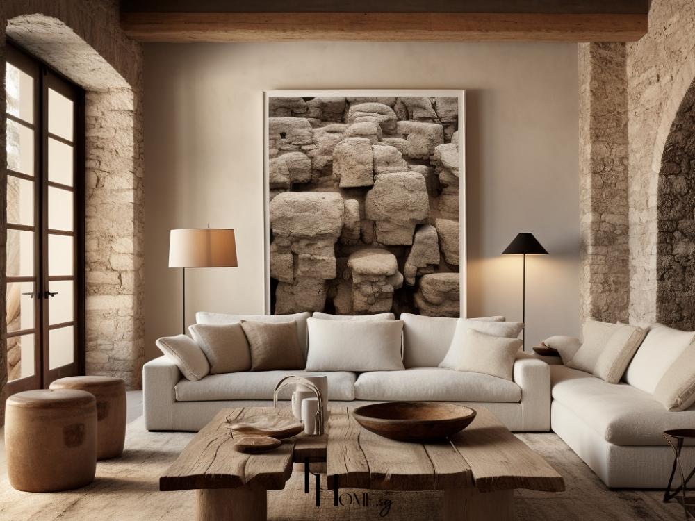 phong cách Farmhouse với gam màu gắn liền với thiên nhiên