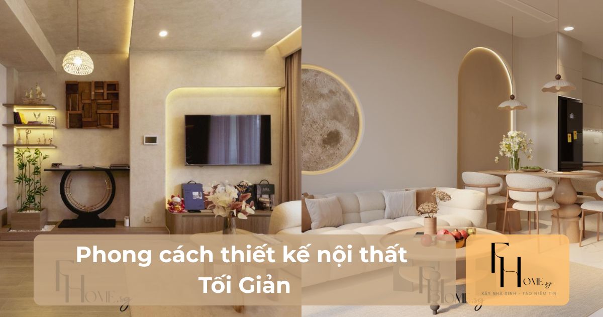 Phong cách thiết kế nội thất Tối Giản