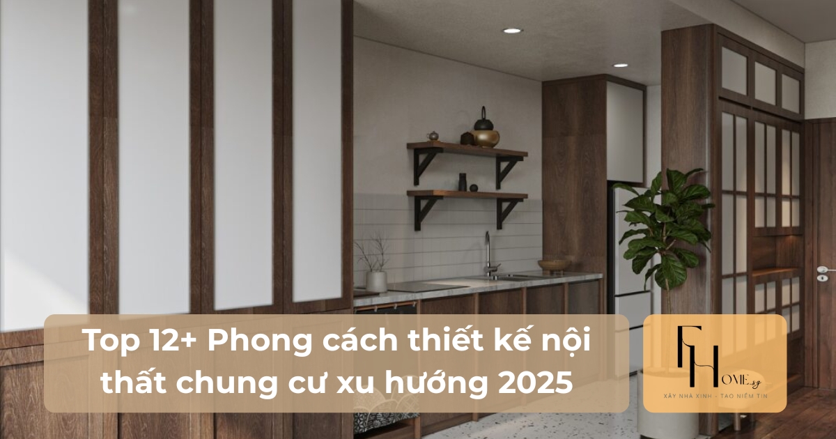 phong cách thiết kế nội thất chung cư