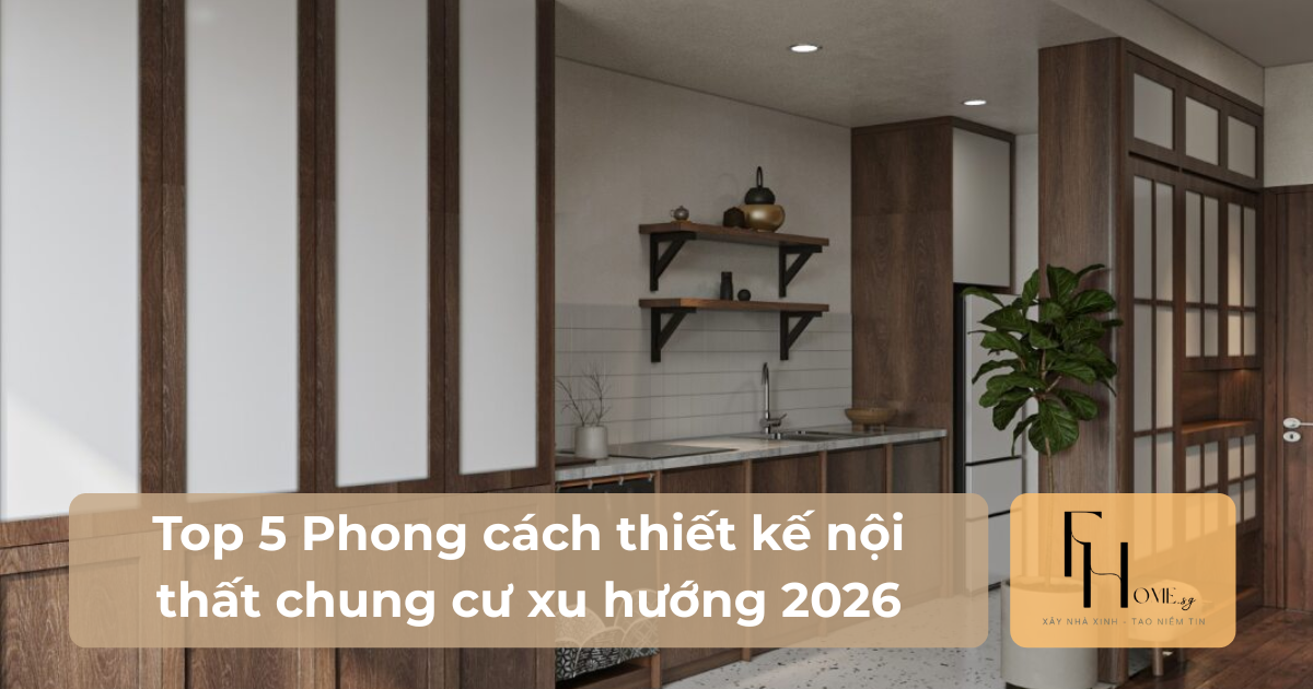 Phong cách thiết kế nội thất chung cư