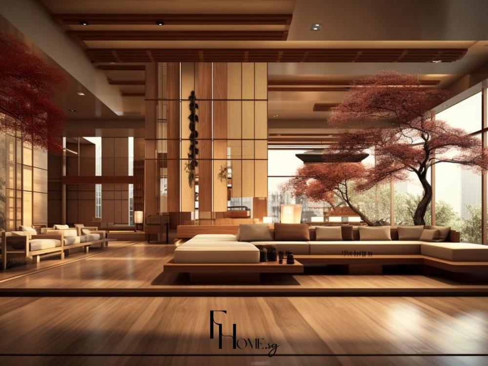 Phòng khách biệt thự tận dụng ánh sáng tự nhiên và bố trí đèn hợp lý, tạo không gian thoáng đãng, tiện nghi và sang trọng