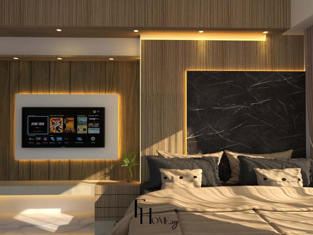 Phòng ngủ biệt thự tích hợp công nghệ thông minh, mang đến tiện nghi tối đa, an toàn và trải nghiệm sống hiện đại