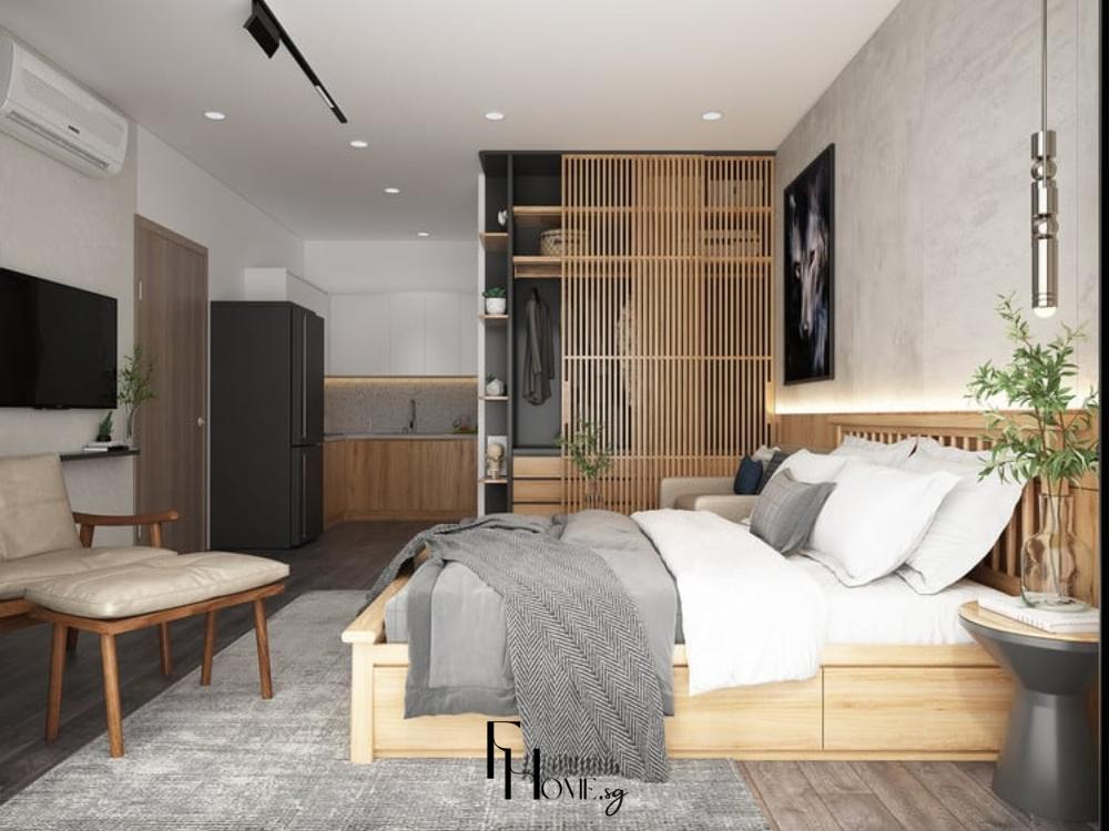 Phòng ngủ cho thuê góc ngang