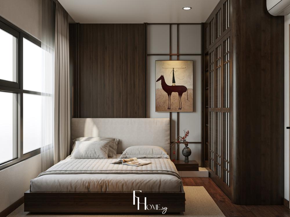 Phòng ngủ con trai theo phong cách Zen - Chung Cư 2 Phòng Ngủ 70m²