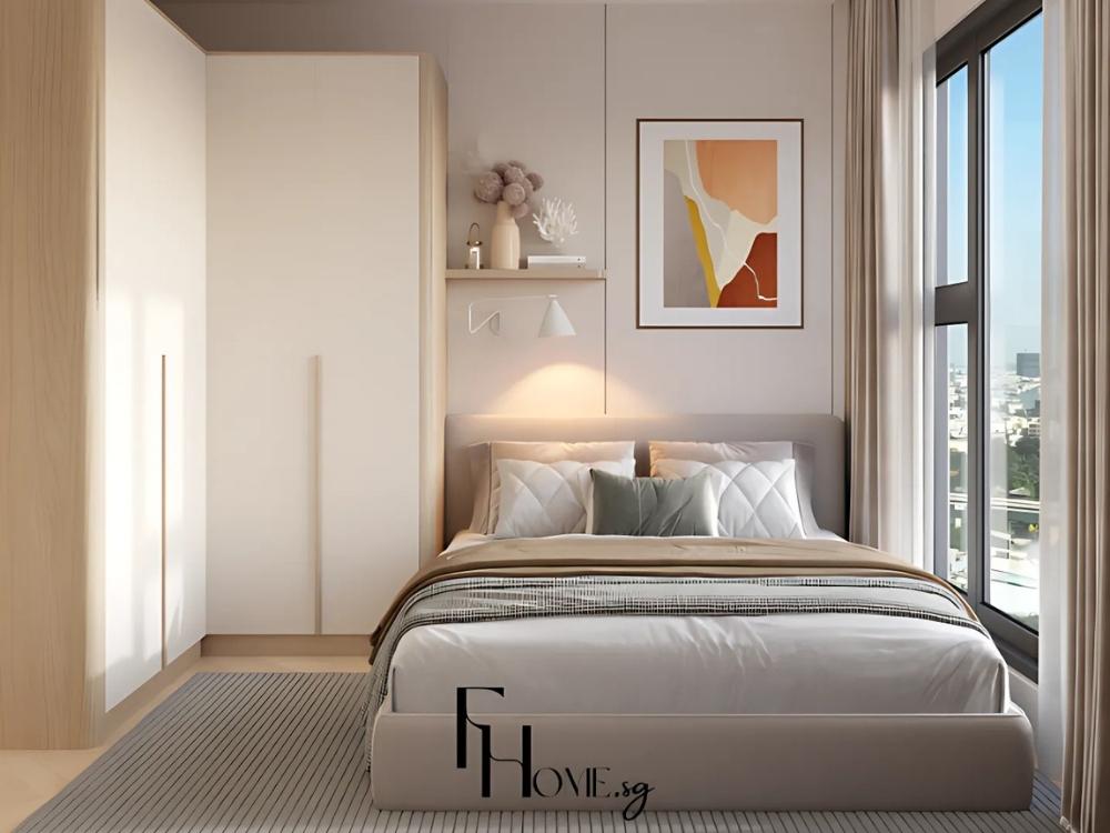 Phòng ngủ phong cách Tối Giản với tông màu trắng sang trọng