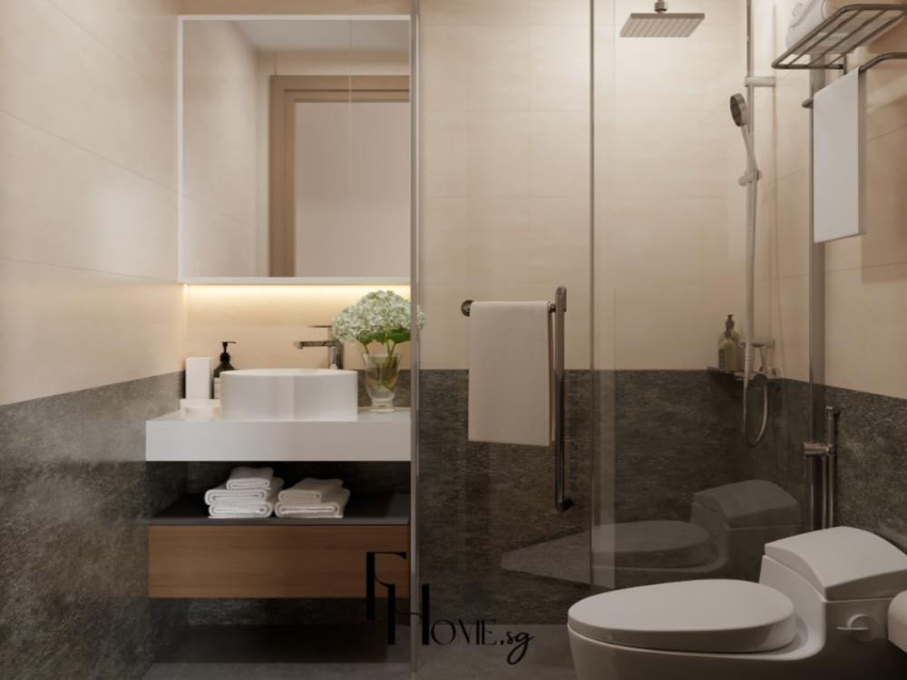 Phòng vệ sinh phong cách Nhật Bản truyền thống