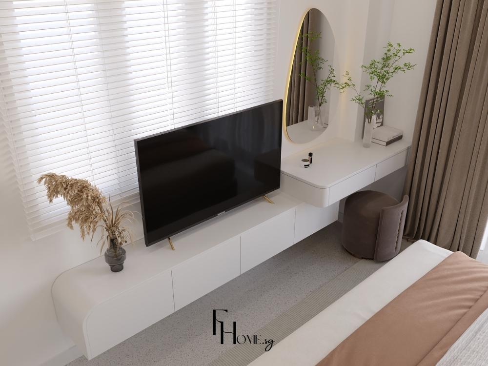 Sắp xếp thiết bị điện tử đúng cách kết hợp bố cục gọn gàng và thông thoáng