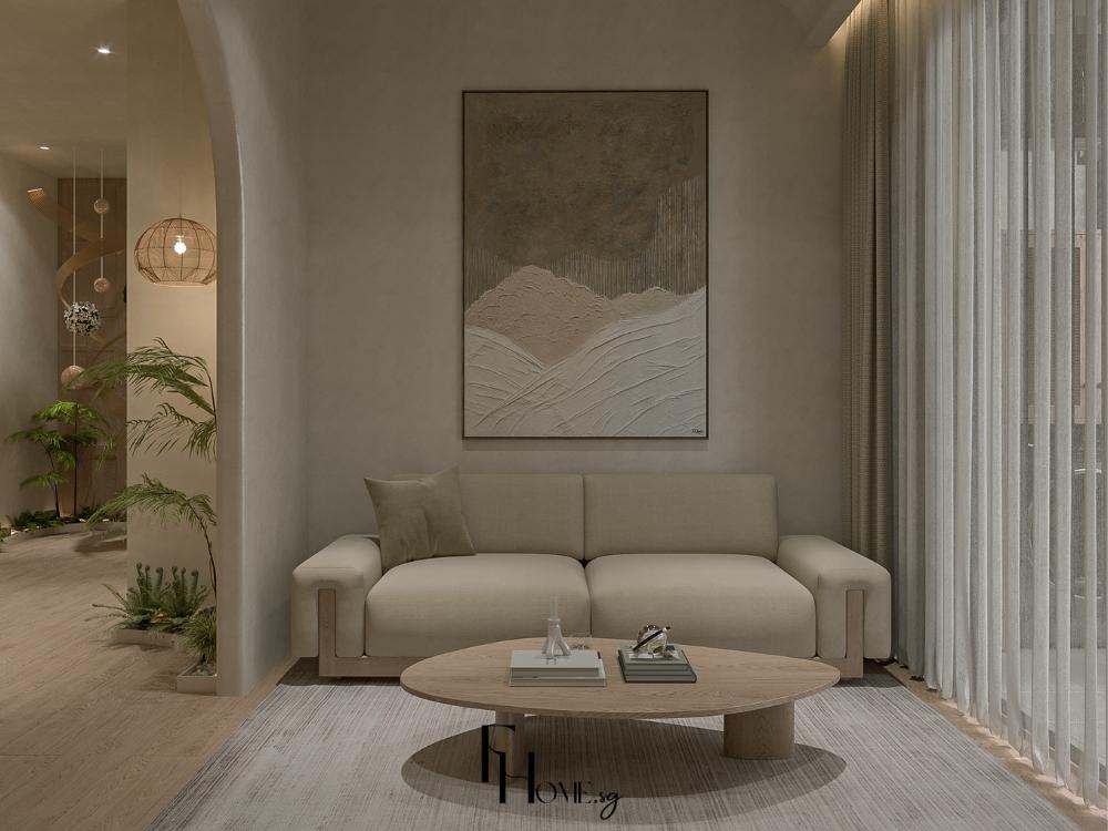 Sofa phòng khách làm từ da công nghiệp cao cấp, bền bỉ và an toàn cho sức khỏe