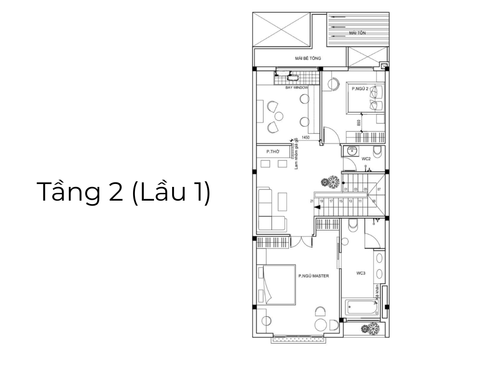 Sưu tầm - Bản vẽ thiết kế nội thất lầu 1