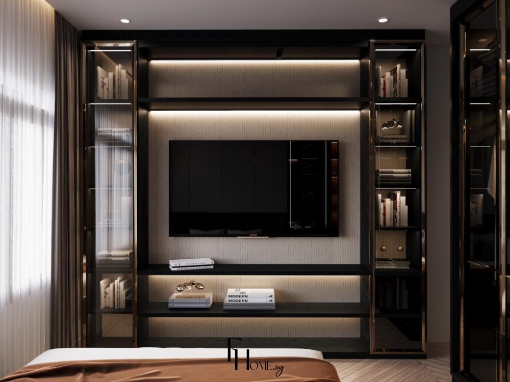 TV phòng ngủ Master - Phong cách Luxury sang trọng