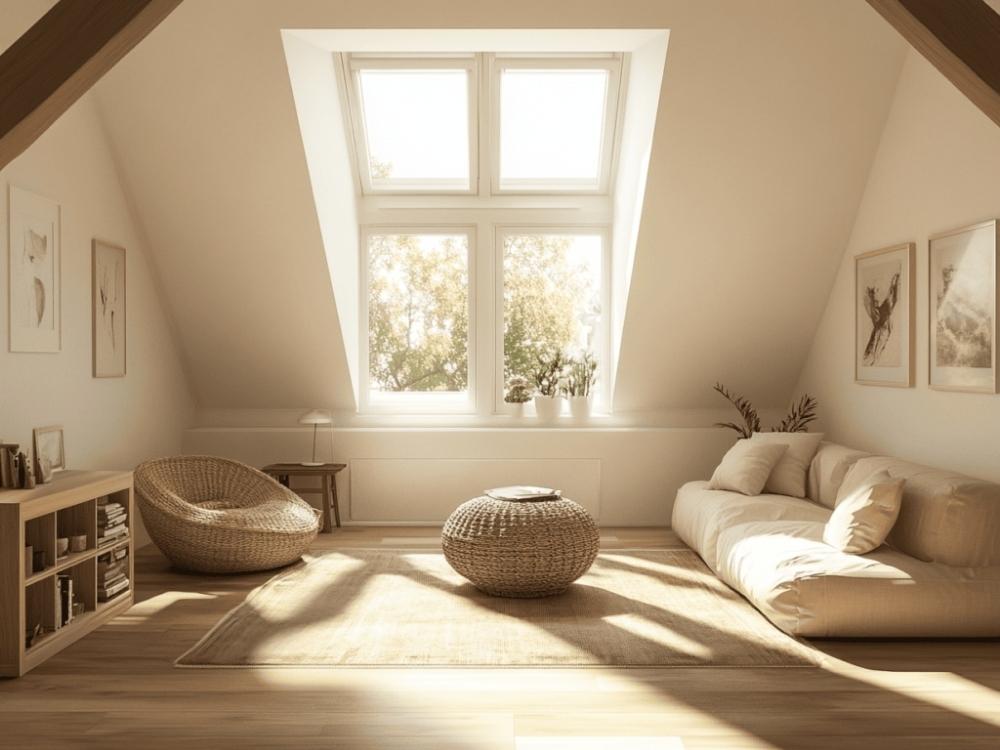 Tầng tum nhà phố 3 tầng đa năng với ánh sáng tự nhiên và tầm nhìn thoáng đãng, có thể biến thành không gian mở