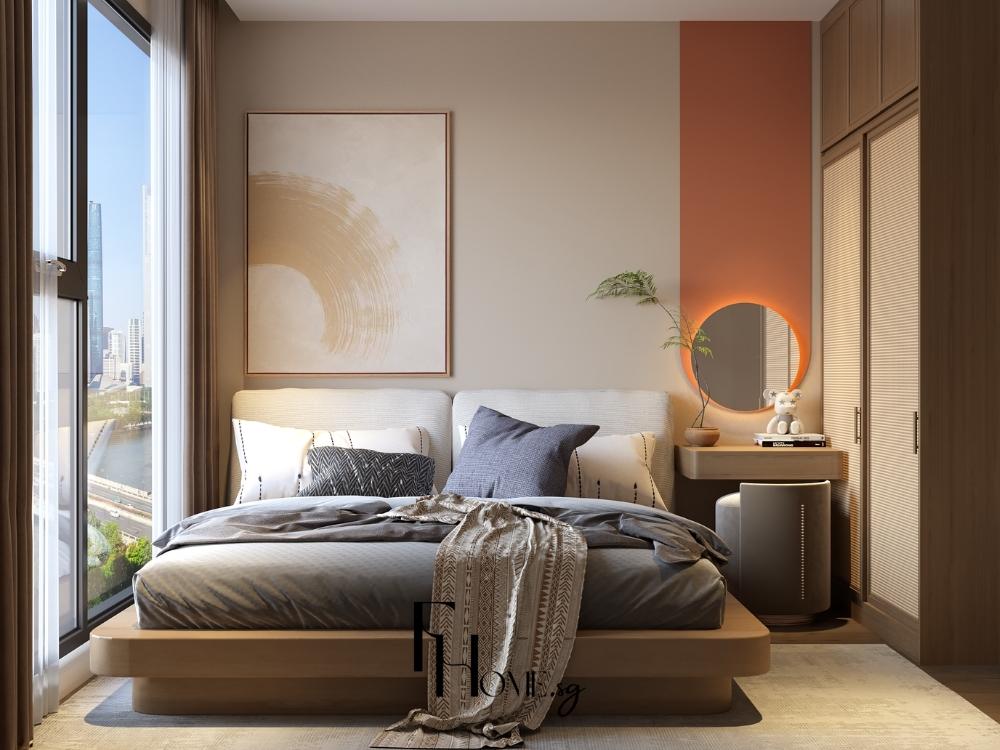 thiết kế phòng ngủ phong cách hiện đại