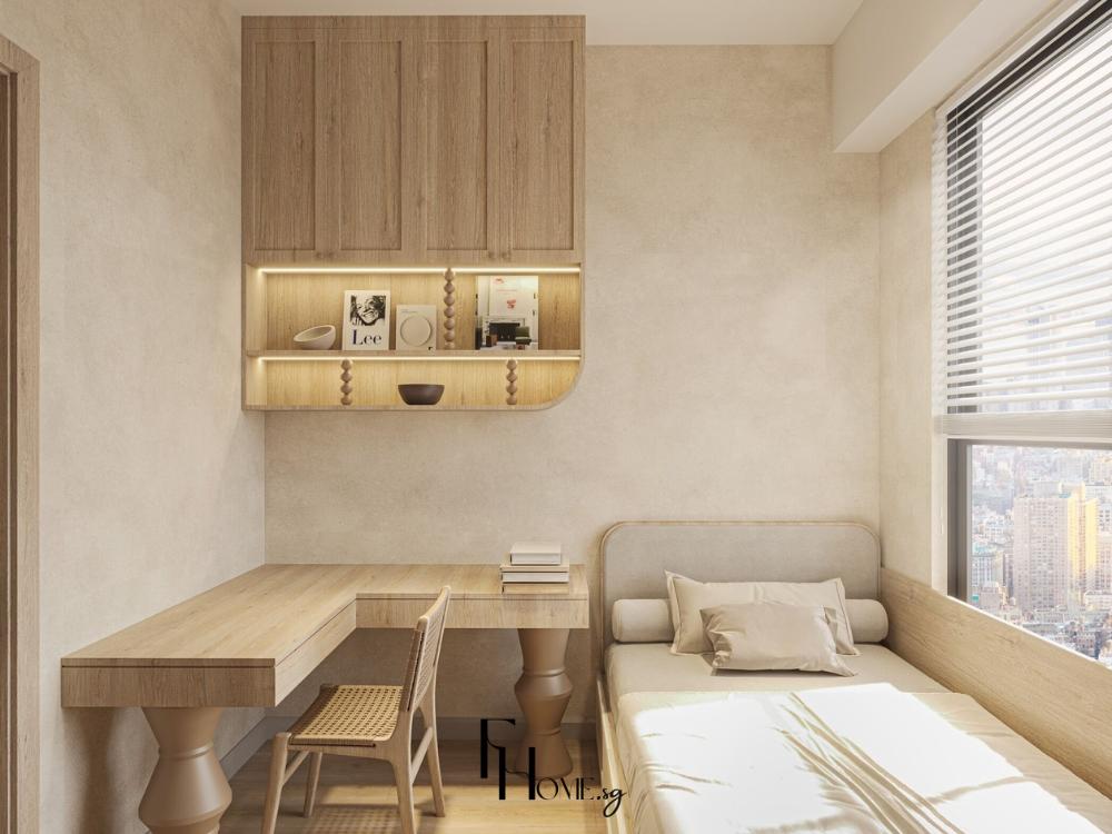 Thiết kế nội thất căn hộ 60m2 phong cách Wabi sabi