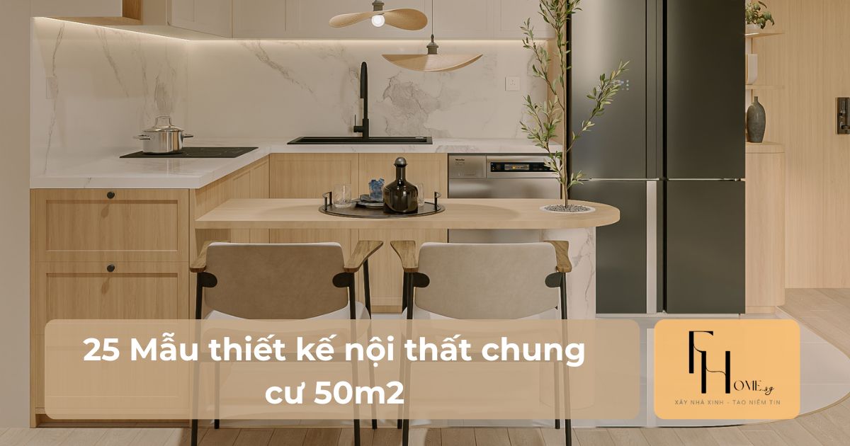 Thiết kế nội thất chung cư 50m2