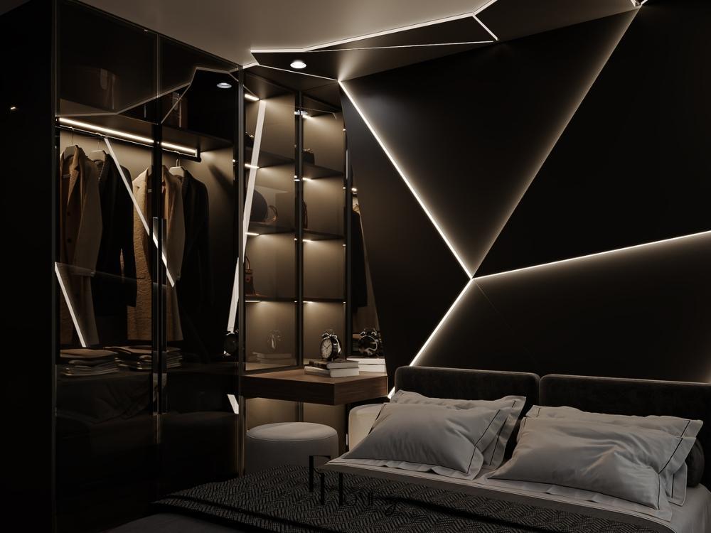 Thiết kế nội thất chung cư phòng ngủ phong cách Luxury – Vinhomes Grand Park