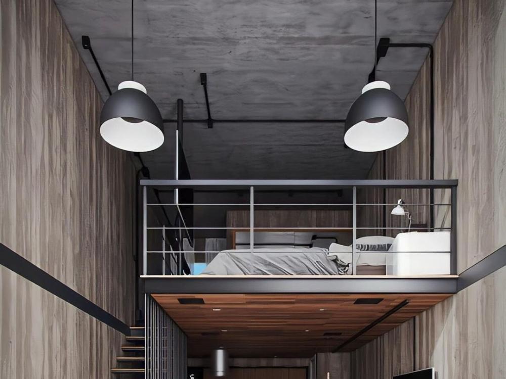 Thiết kế nội thất nhà phố diện tích 15m² có gác