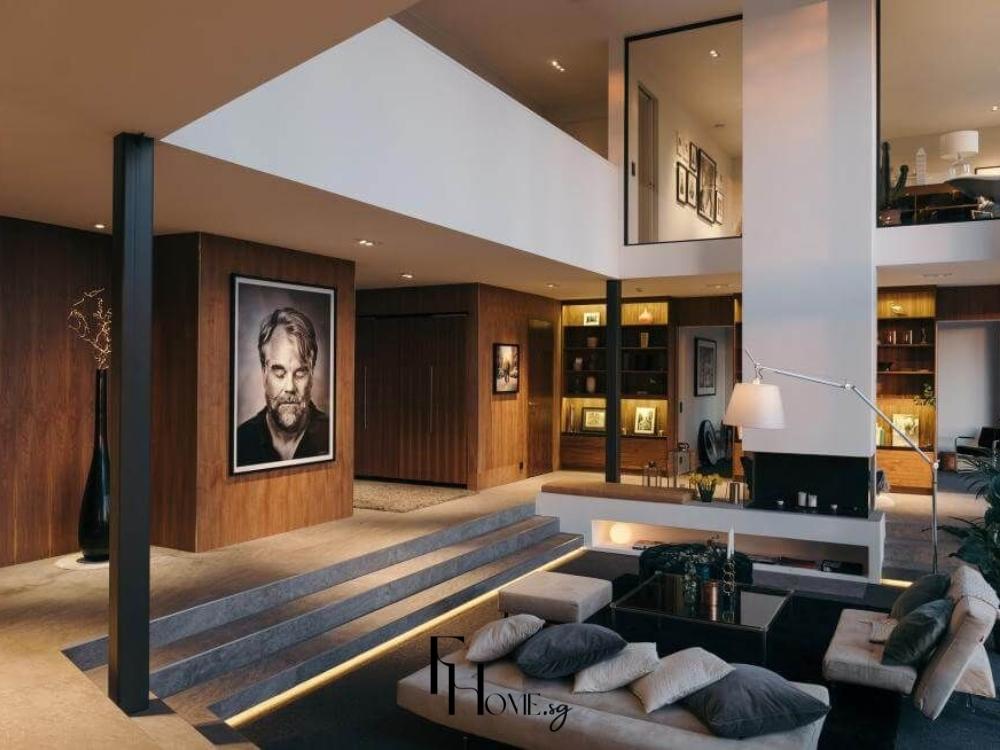 Thiết kế nội thất phòng khách biệt thự hiện đại tối giản, tiện nghi và năng động, mang đến không gian sống hài hòa, tinh tế và đầy cảm hứng