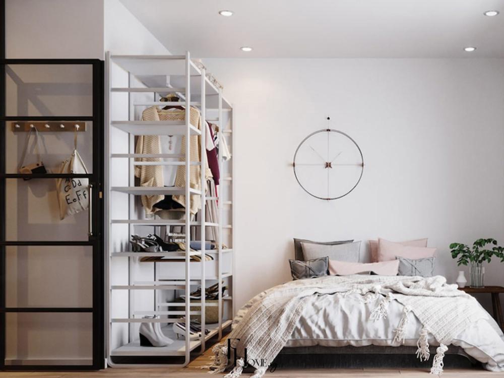 Thiết kế nội thất phòng ngủ phong cách Scandinavian mang đến không gian nghỉ ngơi yên tĩnh, tối giản nhưng ấm áp