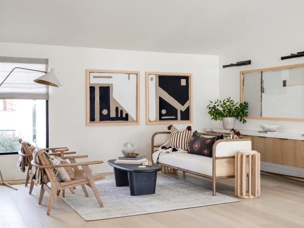 Thiết kế phòng khách đương đại thể hiện phong cách sống toàn cầu – thanh lịch, hiện đại và vượt thời gian