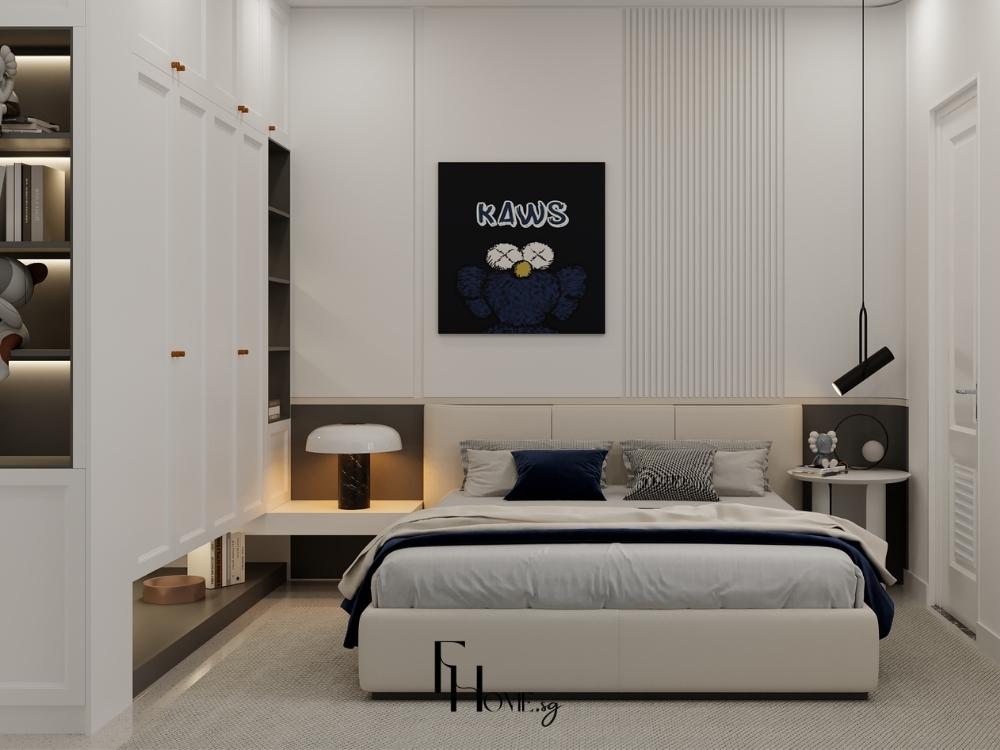 Thiết kế phòng ngủ nhà phố 4 tầng