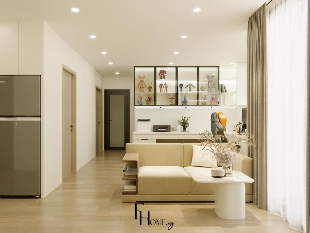 Thiết kế sáng tạo với các giải pháp tiết kiệm diện tích, tạo cảm giác rộng rãi và thông thoáng