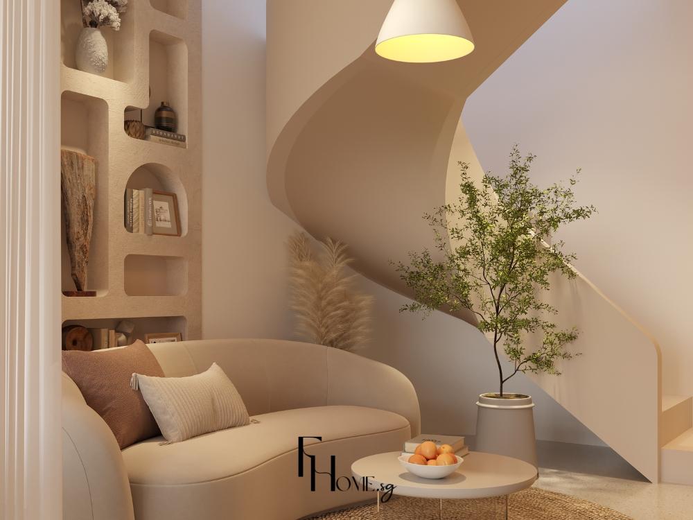 Thiết kế khu vực chờ của spa