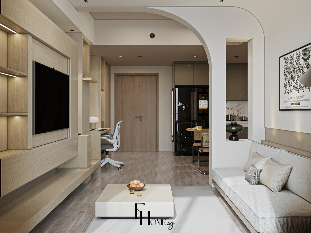 Thiết kế tối giản tập trung vào chức năng và sự tiện nghi, phù hợp với phong cách sống hiện đại